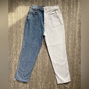 PacSun two-tone jeans